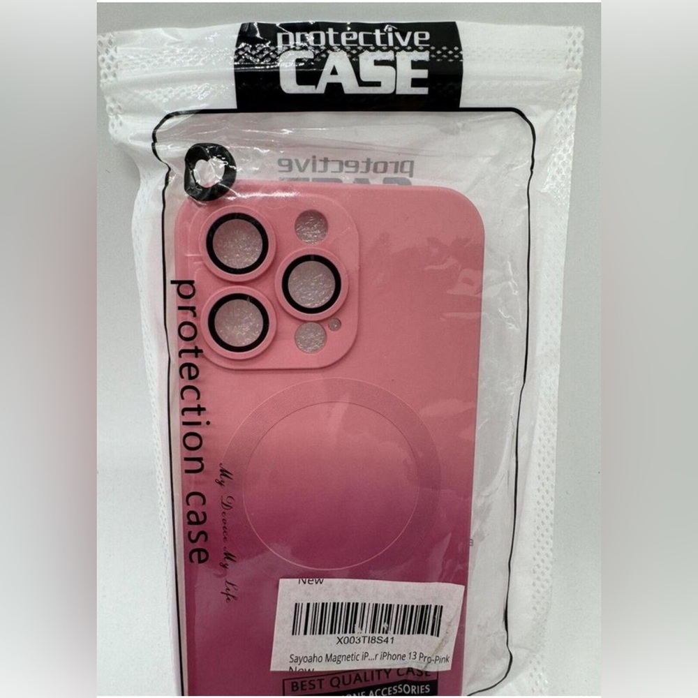 Mag Safe Magnetic Pink  Shockproof Phone Case For iPhone Pro 13
